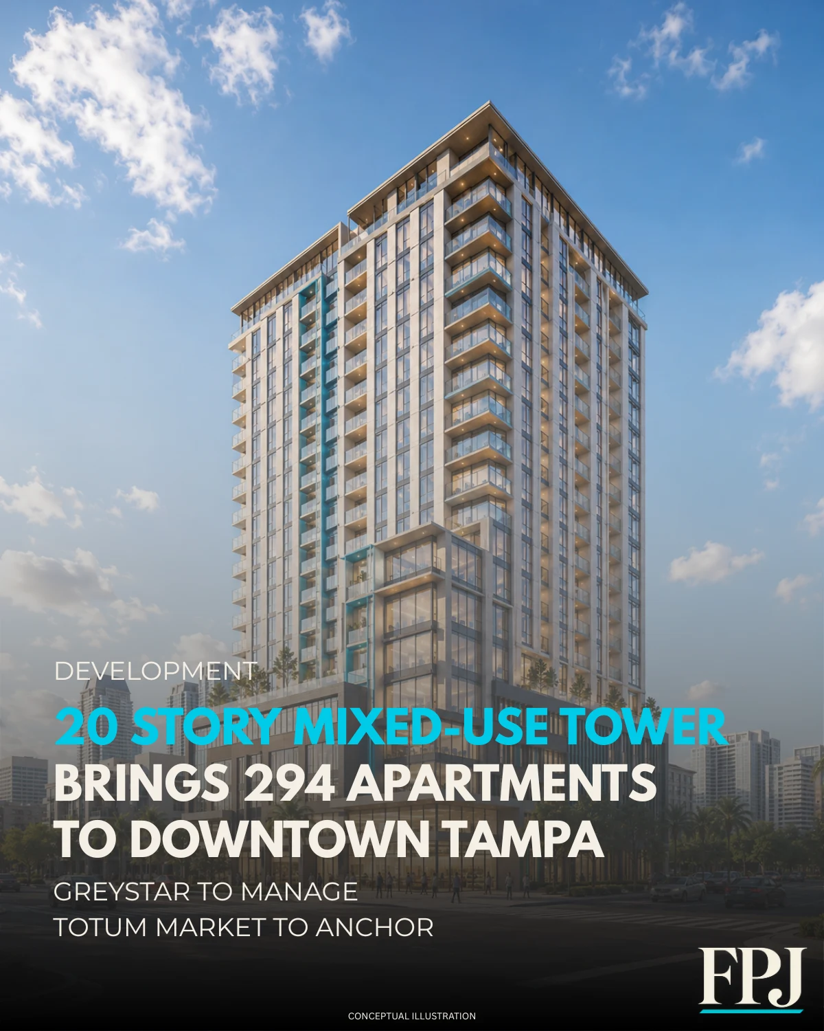 Greystar to Manage 294 Apartments at The Harrison in Tampa