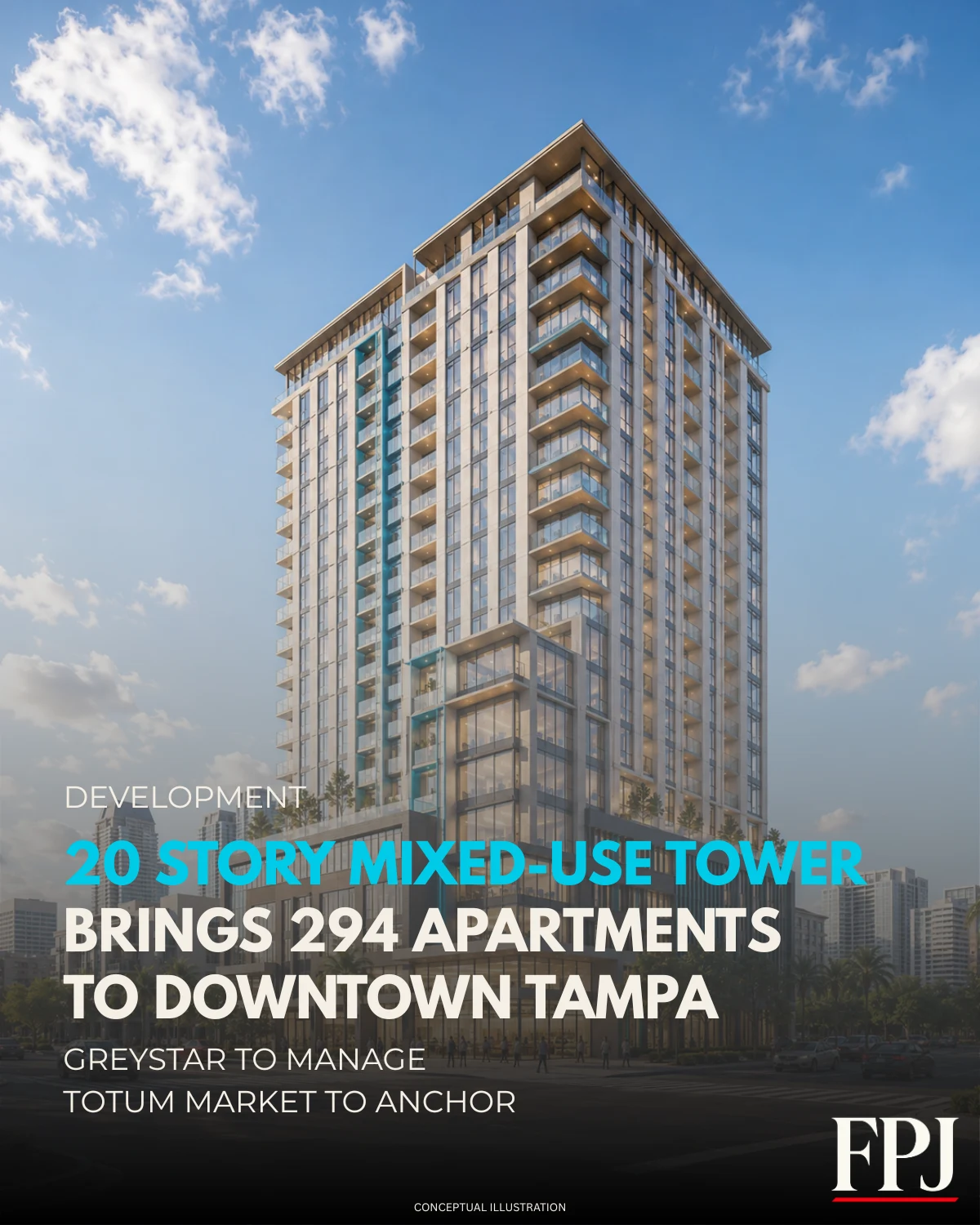 Greystar to Manage 294 Apartments at The Harrison in Tampa